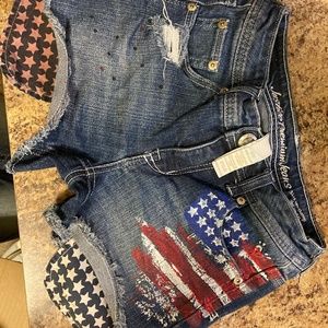 American flag shorts